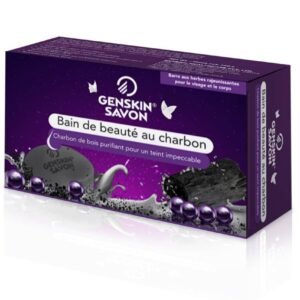 Genskin Savon de Beauté au Charbon de Bois Purifiant 100 g